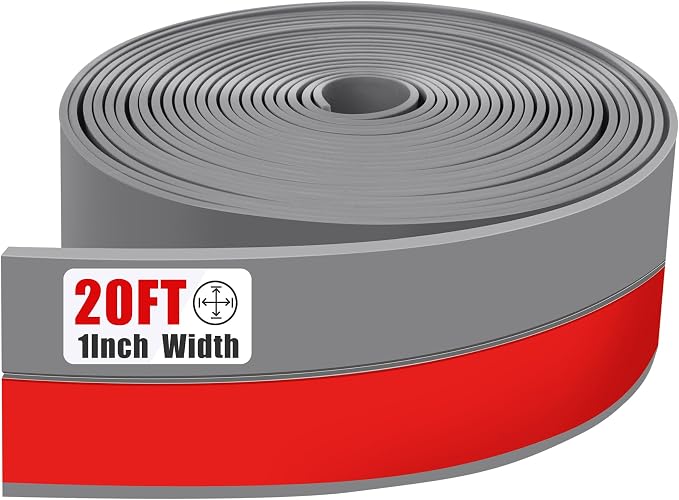 Draft Seal Tape for Doors and Windows 1 in x 20 Ft Silicone Weather Stripping by Kikerike