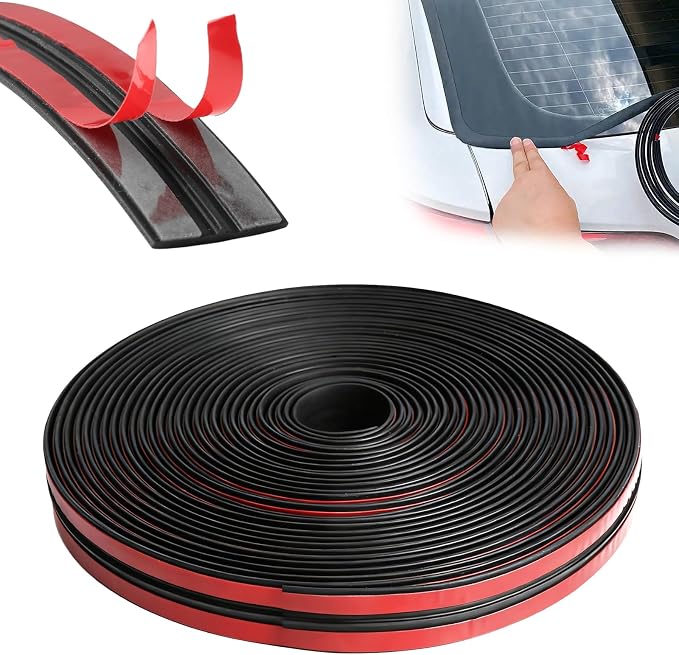 DGSL T-Shape Windshield Weather Stripping, 14mm x 26.2 FT Rubber Seal | EPDM by DGSL