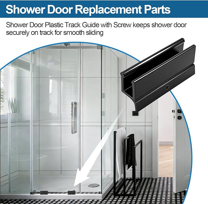 Sliding Shower Door Bottom Guide 1/2" X 3" - Image 6