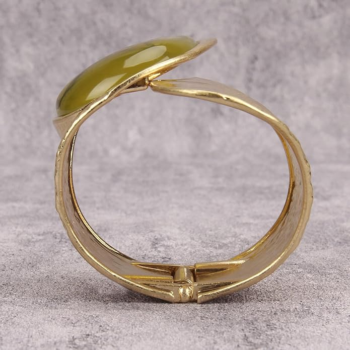 Gold Cuff Bracelet for Women Silver Beaded Bracelets Open Bangle Stackable Stretch Bead Bracelet Boho Jewelry Gifts for Wife Couple