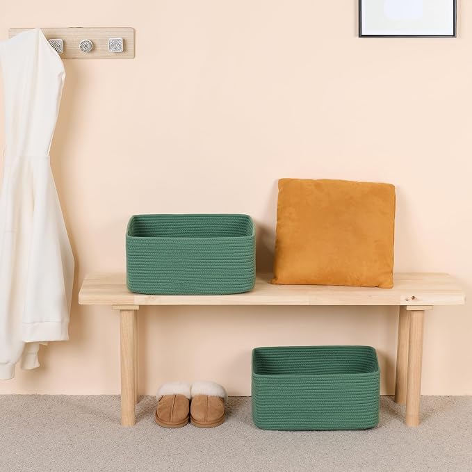 MiniArk Large Storage Baskets for Organizing, Baby Nursery, Toy Bins Box - Image 6