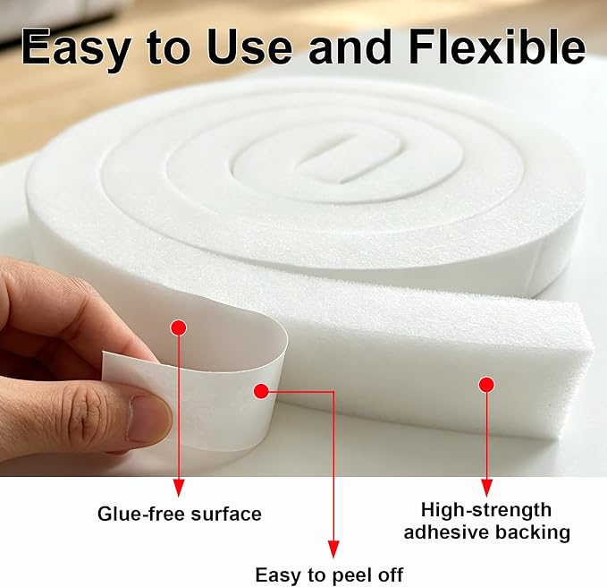 Air Conditioner Window Seal 1 Inch X 1 Inch Weather Stripping Door Seal | Thick - Image 6