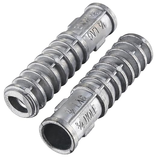 Wensilon 1/4 * 1-1/2 Lag Shield Anchor Long Zinc Alloy Bolts Concrete Anchors by Wensilon