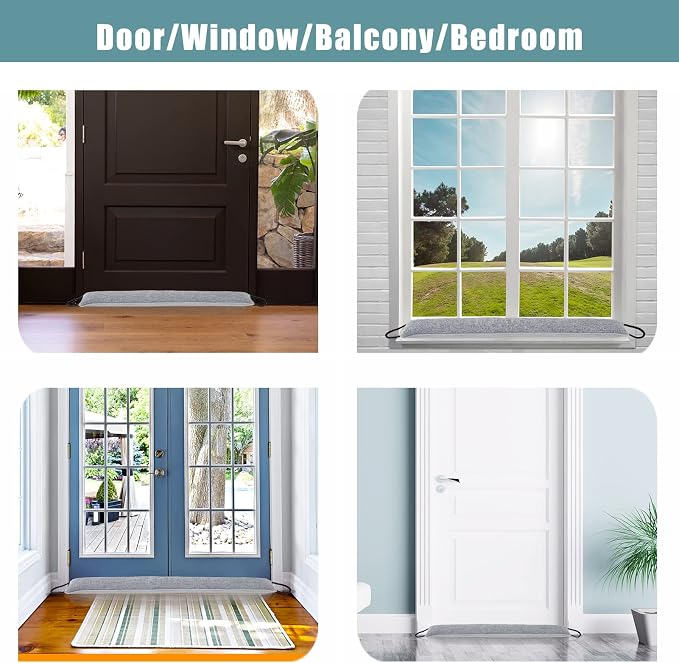 Under Door Draft Stopper 38 inch Wind Stopper - Image 6
