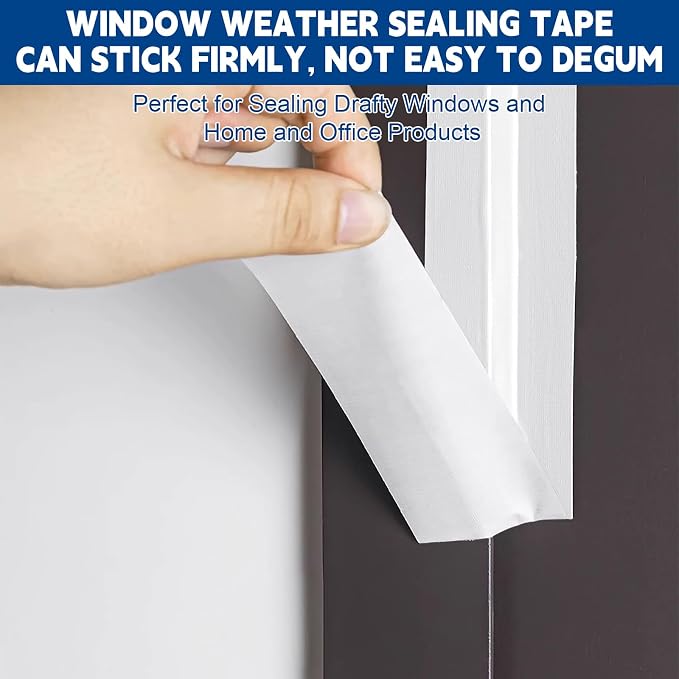 Storystore 2 in X 70 FT White Window Weather Sealing Tape No Residue | Weather - Image 3