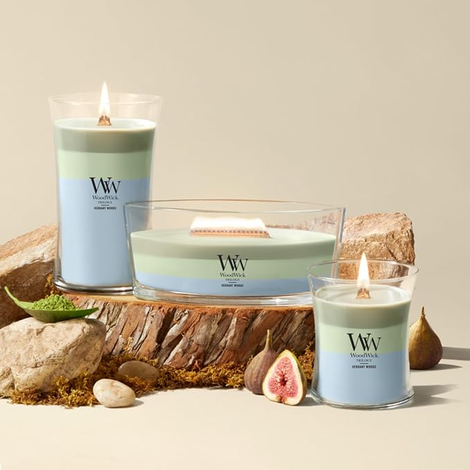 Woodwick Verdant Woods Ellipse Trilogy Candle - Image 8