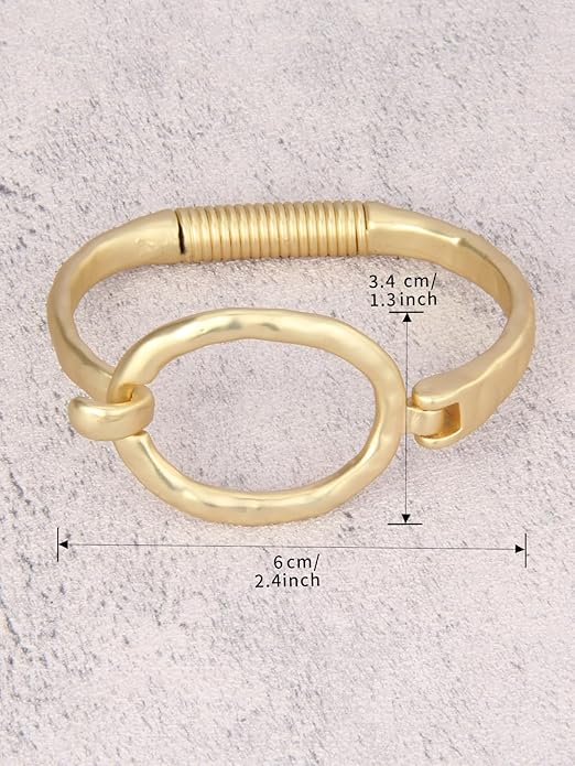 Gold Cuff Bracelet for Women Silver Beaded Bracelets Open Bangle Stackable Stretch Bead Bracelet Boho Jewelry Gifts for Wife Couple