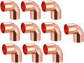 EZ-FLUID Plumbing 1" C X C LF Short Radius Copper 90 Degree Elbow Pressure by EZ-FLUIDPlumbingProducts