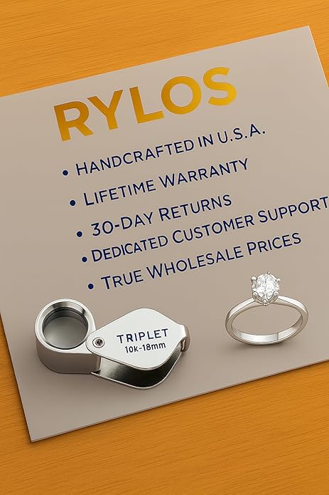 Rylos Ring featuring Classic Style, 6X4MM Birthstone Gemstone, & Diamonds - Elegant Jewelry for Women in Sterling Silver, Sizes 5-10