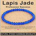 AD Beads Handmade Gemstone Stretch Elastic Bracelet Crystal Healing Reiki Nature's Beauty and Spiritual Essence Unisex