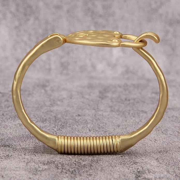 Gold Cuff Bracelet for Women Silver Beaded Bracelets Open Bangle Stackable Stretch Bead Bracelet Boho Jewelry Gifts for Wife Couple