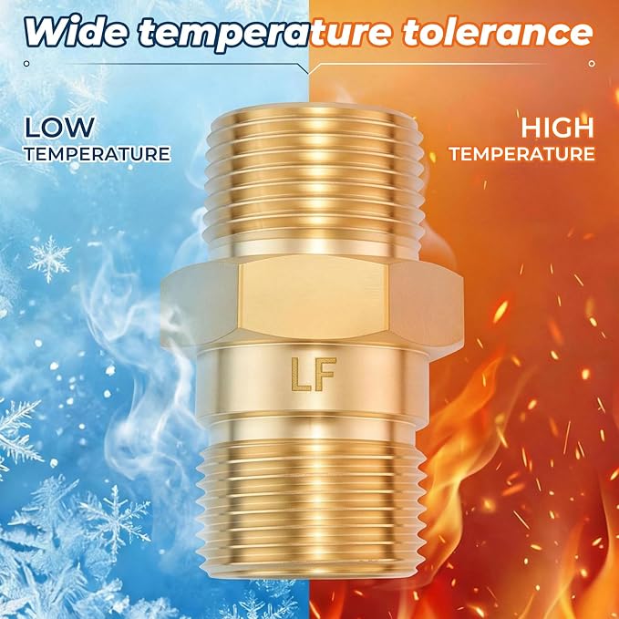 1/2" Male NPT Brass RV Freshwater Check Valve 1PC | Lead-free brass purely - Image 6