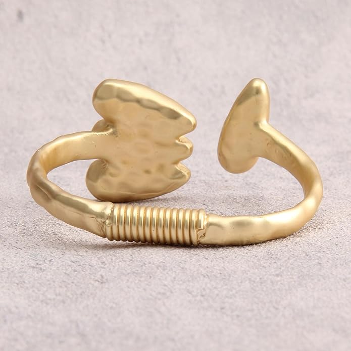 Gold Cuff Bracelet for Women Silver Beaded Bracelets Open Bangle Stackable Stretch Bead Bracelet Boho Jewelry Gifts for Wife Couple