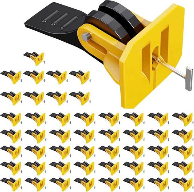 Tile Leveling Adjuster System Reusable Tile Installation Tool Kit Set Tile by Unknown