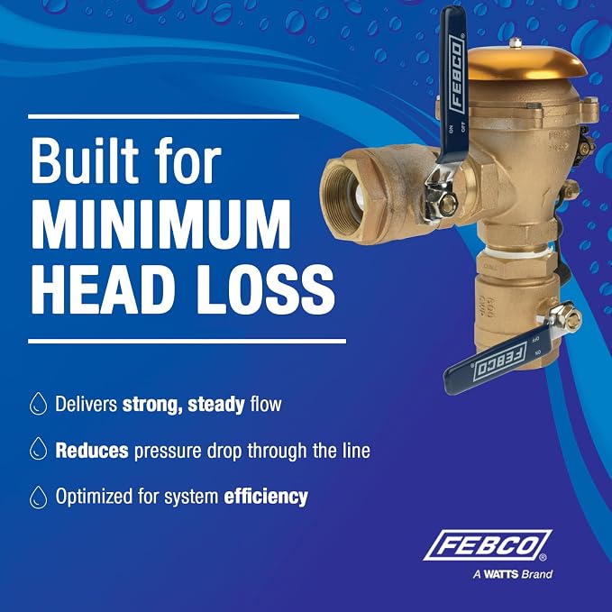 Febco 765 Series 1" Bronze Pressure Vacuum Breaker Backflow Preventer, Quarter - Image 2