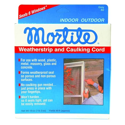 Frost King B2 Mortite Fingertip Caulking Cord, 1/8" x 90 ft - Image 4