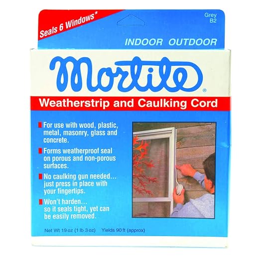 Frost King B2 Mortite Fingertip Caulking Cord, 1/8" x 90 ft - Image 4