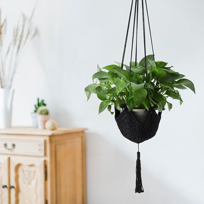 Shappy 3 Pack Boho Macrame Plant Hanger - Image 5