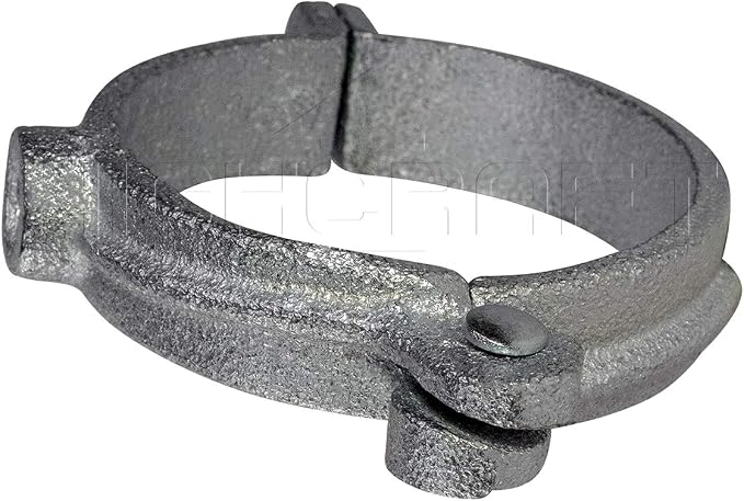HIGHCRAFT HINGG-04-5 Industrial Decor Hinged Split Ring Pipe Hanger 4 in. - Image 2