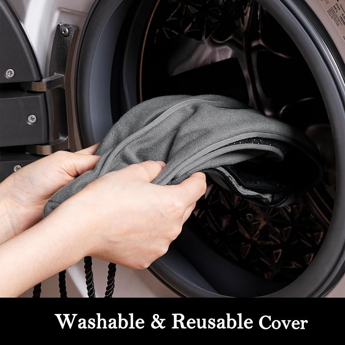 Sunolga Door Draft Stopper, Removable Washable Cover, Blocks Hot and Cold Air - Image 4