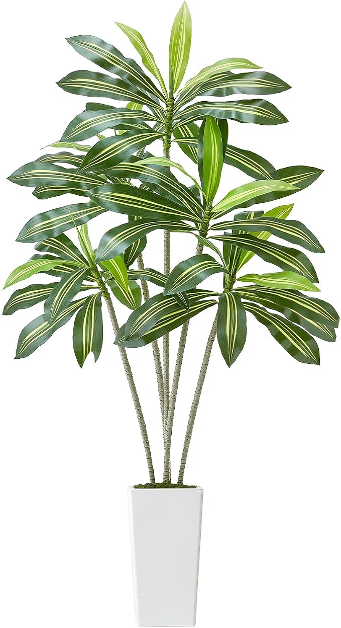 VEVOR Artificial Dracaena Tree 6 ft, Fake Palm Tropical Plants - Image 9