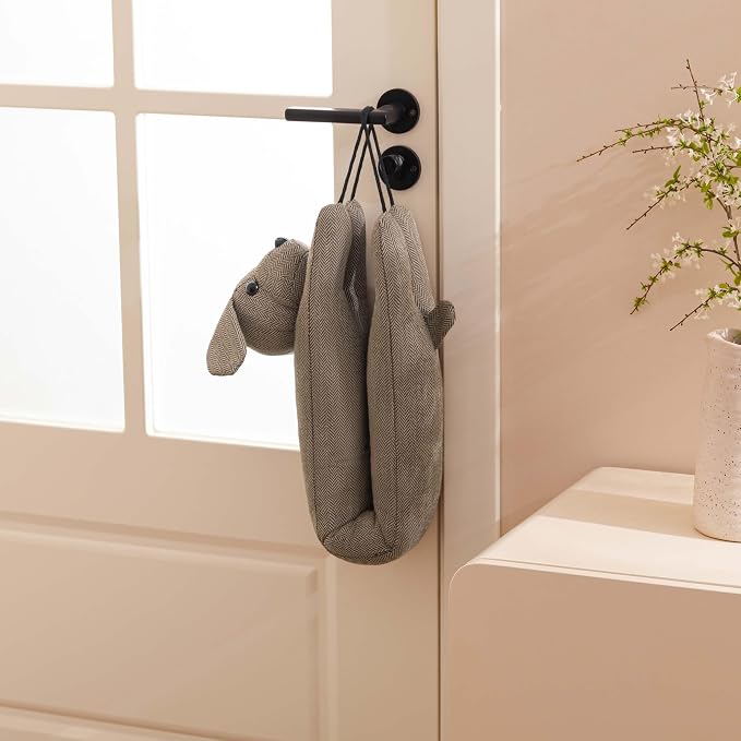 Sunolga Door Draft Stopper Blocks Hot and Cold Air, Weighted Sand and Cotton - Image 4