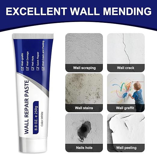 2PCS Drywall Repair Kit with Scraper, Wall Repair Paste Tube Kit with Scraper - Image 5