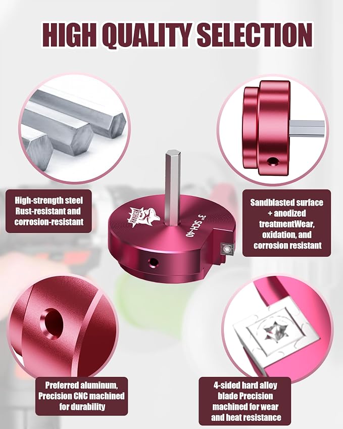 2 Pcs PVC Pipe Reamer Kit, PVC Fitting Saver, Plastic Pipe Fitting Reamer | - Image 4
