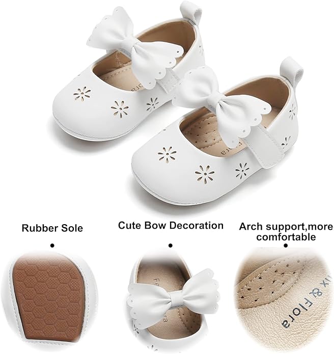 Soft Sole Baby Shoes - Infant Baby Walking Shoes Moccasins Rubber Sole Crib Shoes