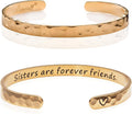Carviell Engraved Cuff Bracelets for Women – Inspirational, Friendship, Love, Mom, Daughter, Sister, Christian, Graduation, Memorial & Wedding Gifts – 80+ Phrases – Stainless Steel, Gift-Ready