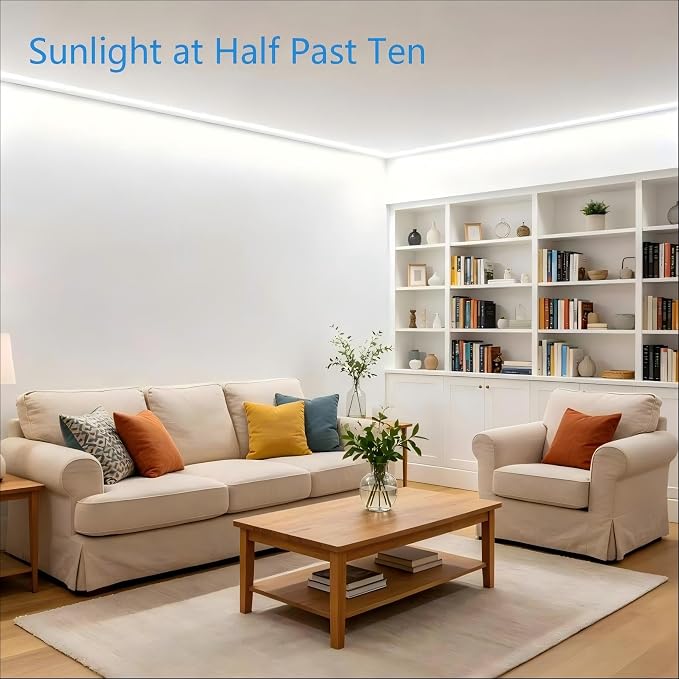 RadiantFlux 5000K LED Strip Lights, Sunlight 10Ft Dimmable Tape Light | Power - Image 4