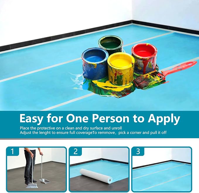 Temporary Floor Protection 39.5’’ x 50’, Floor Protection Film - Image 8
