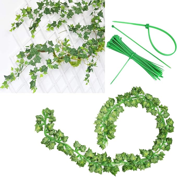 Comtelek Fake Vines for Room Decor 48PCS Artificial Ivy Garland - Image 3