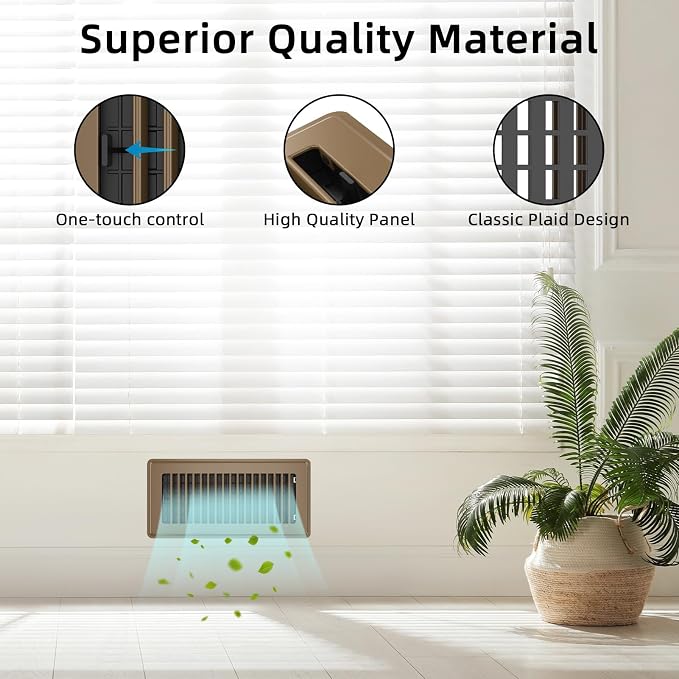 Floor Register 6x14, 6 Pack Floor Vent Covers - Image 2
