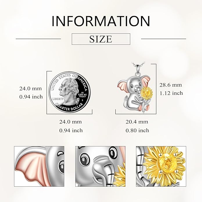 Animal Necklace for Women Necklace 925 Sterling Silver Cute Animal Pendant Necklaces Jewelry Gifts
