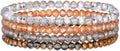 Noessla Beaded Boho Stretch Bracelet Colorful Stackable Crystal Beads Bracelets Trendy Costume Jewelry Mothers Day Gifts for Women