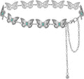 Waist Chain Belts Women Girls Metal Belly Link Adjustable Waist Belt for Jeans and Dress