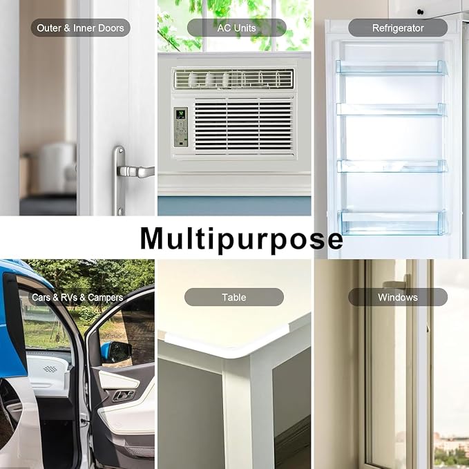 Thin Foam Seal Strip for Sliding Doors, Small Gap Filling | Strong Self-Adhesive - Image 6