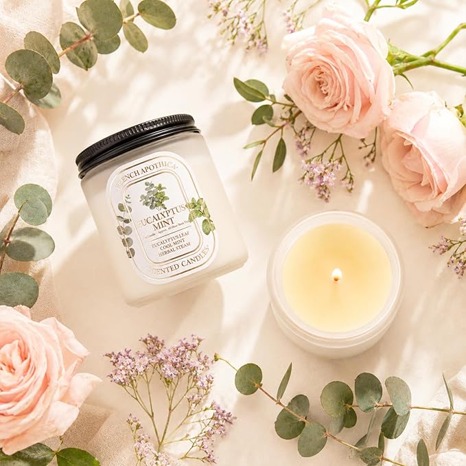 4 Pack Scented Candles for Women: Natural Soy Candles for Home Scented | - Image 6