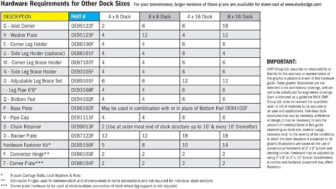 Dock Edge Stationary Dock Leg Brace Holder, Galvanized - Image 8