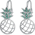 VONALA Flower Earrings for Women 925 Sterling Silver Rose/Lotus/Scottish Thistle/Tulip/Lilac/Mushroom/Pineapple Dangle Drop Earrings Flower Jewelry Gifts for Women Girls Birthday Gifts