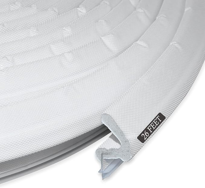 LSGCQ Kerf Weather Stripping for Door Seal Strip, 26 Ft, Front Door Seal Strip by LSGCQ