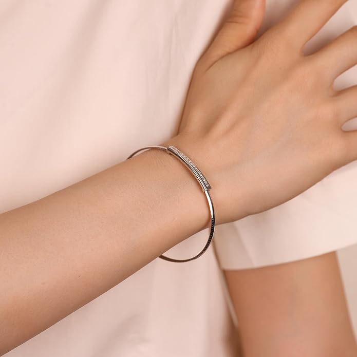 Cuffs Bracelet for Women Minimalist Gold Coil Craft Cuff Bracelet Italian Coil Craft Handmade Jewelry Christama Birtherday Gift