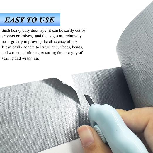 2 Pack Duct Tape Heavy Duty, Waterproof, Heat Resistant, Strong Adhesive - Image 4