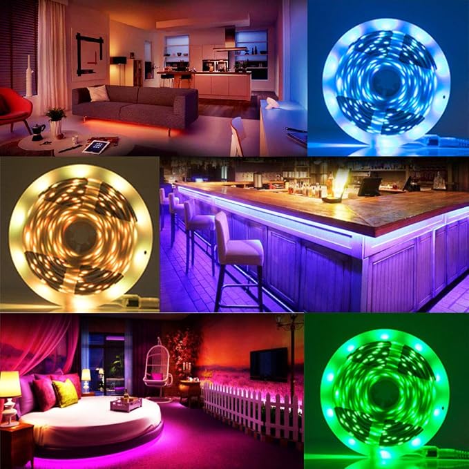 Tenmiro 65.6ft Led Strip Lights, Ultra Long RGB Color Changing LED Light Strips - Image 7