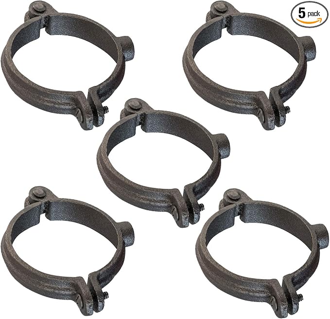 HIGHCRAFT HINGB-212-5 Industrial Decor Hinged Split Ring Pipe Hanger 2-1/2 in. by Highcraft
