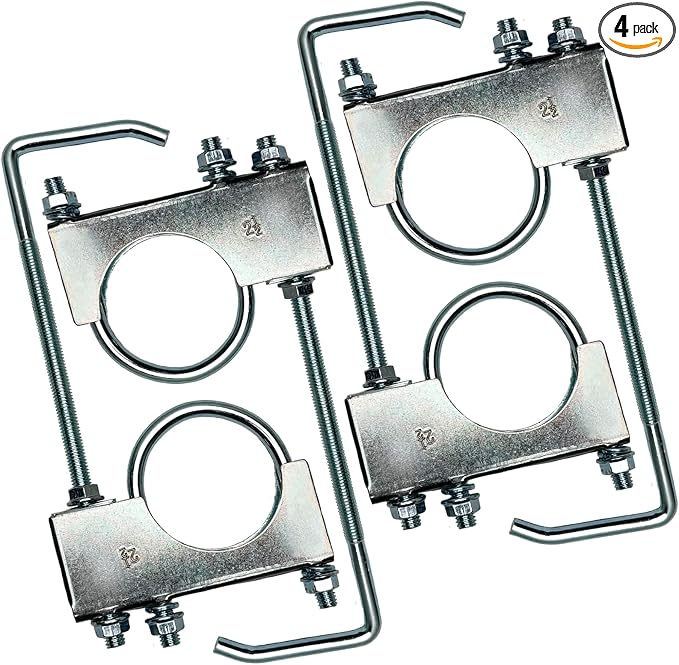 2.5" Exhaust Clamp With Hanger One-Piece Muffler Hanger, Corrosion Resistant by CAROTUPY
