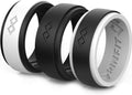 Rinfit Silicone Rings for Men 9mm Wide, 2mm Thick - Mens Rubber Wedding Bands - Infinity Ring with 2 Layers - Patented Design