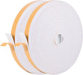 Kikerike Self Adhesive Foam Tape Weatherstrip 1/2in x 1/8in x 66Ft High Density by Kikerike