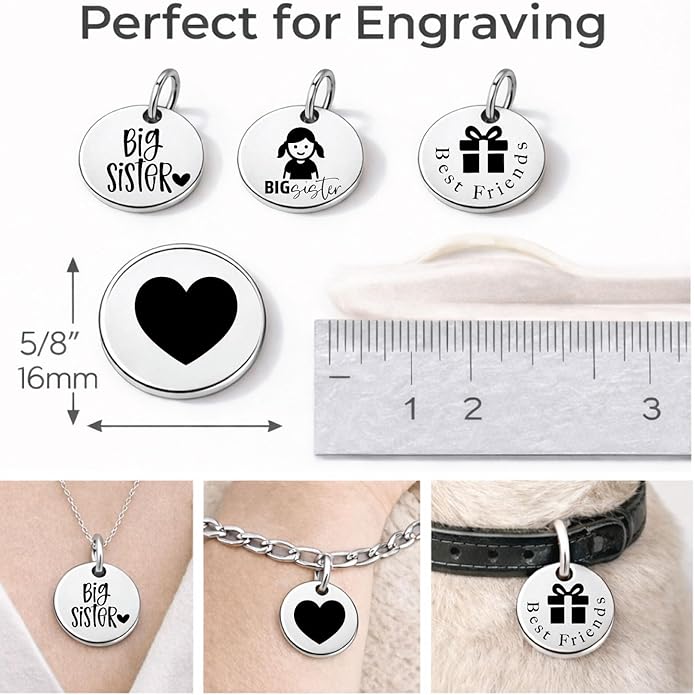 SM Design Pregnancy & New Baby Charm Set – Set of 4 Meaningful Stainless Steel Charms – Great for Crafting, Making Bracelets and Necklaces - Meaningful Keepsake Charms for Expecting & New Moms